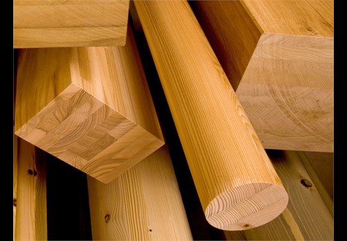 купить брус из лиственницы в спб