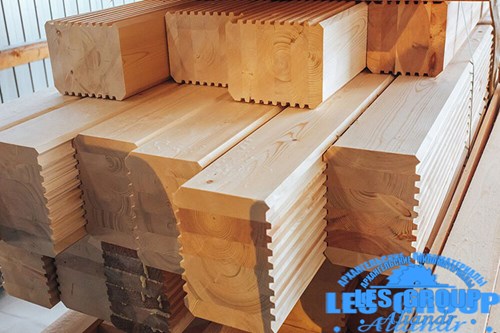 купить брус из лиственницы в спб